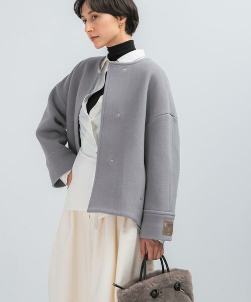 URBAN RESEARCH ROSSO / アーバンリサーチ ロッソ その他アウター | LA TORREショートノーカラーコート | 詳細18