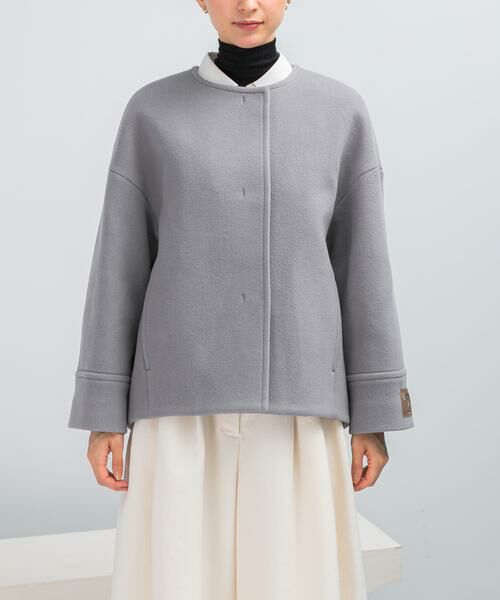 URBAN RESEARCH ROSSO / アーバンリサーチ ロッソ その他アウター | LA TORREショートノーカラーコート | 詳細22