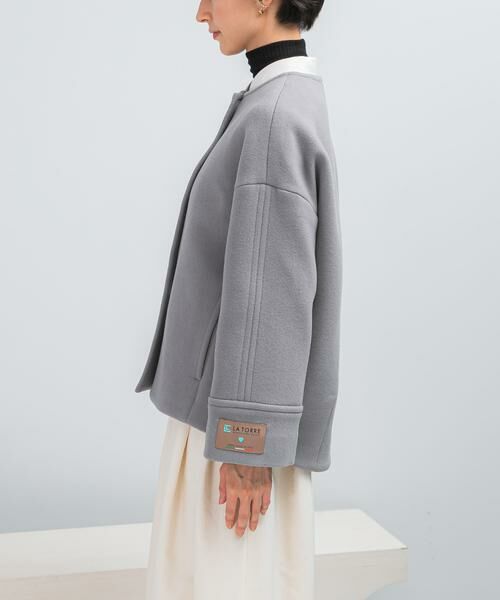 URBAN RESEARCH ROSSO / アーバンリサーチ ロッソ その他アウター | LA TORREショートノーカラーコート | 詳細23