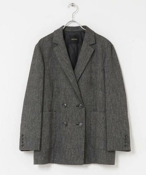 URBAN RESEARCH ROSSO / アーバンリサーチ ロッソ その他アウター | ツイードテーラードダブルジャケット | 詳細8