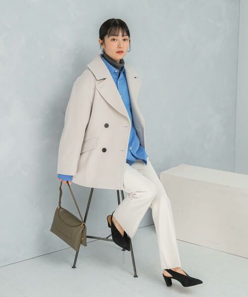 URBAN RESEARCH ROSSO / アーバンリサーチ ロッソ ピーコート | オーバーミドルPコート | 詳細1