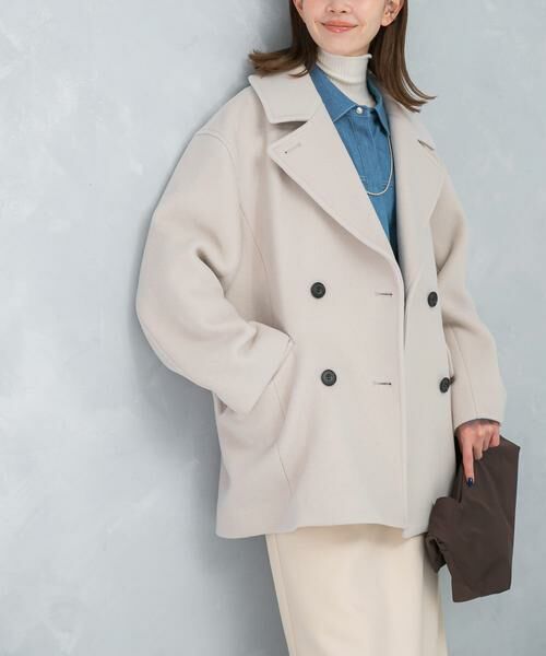 URBAN RESEARCH ROSSO / アーバンリサーチ ロッソ ピーコート | オーバーミドルPコート | 詳細6