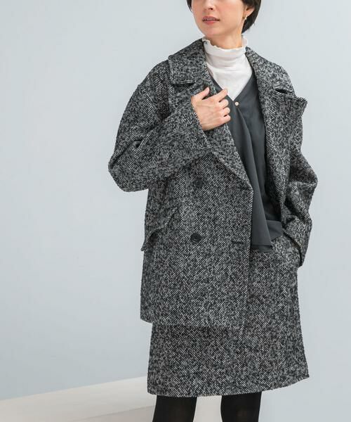 URBAN RESEARCH ROSSO / アーバンリサーチ ロッソ ピーコート | オーバーミドルPコート | 詳細17