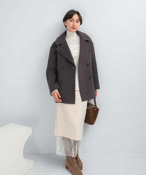 URBAN RESEARCH ROSSO / アーバンリサーチ ロッソ ピーコート | オーバーミドルPコート | 詳細24