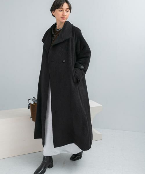 URBAN RESEARCH ROSSO / アーバンリサーチ ロッソ その他アウター | アルパカ混シャギースタンドコート | 詳細4