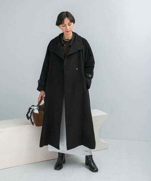 URBAN RESEARCH ROSSO / アーバンリサーチ ロッソ その他アウター | アルパカ混シャギースタンドコート | 詳細5