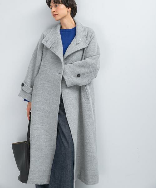 URBAN RESEARCH ROSSO / アーバンリサーチ ロッソ その他アウター | アルパカ混シャギースタンドコート | 詳細18