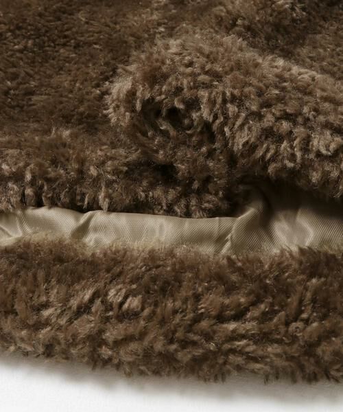 URBAN RESEARCH ROSSO / アーバンリサーチ ロッソ ノーカラージャケット | 『WEB/一部店舗限定』ノーカラーファーボアZIPブルゾン | 詳細17