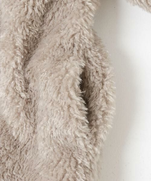 URBAN RESEARCH ROSSO / アーバンリサーチ ロッソ ノーカラージャケット | 『WEB/一部店舗限定』ノーカラーファーボアZIPブルゾン | 詳細26