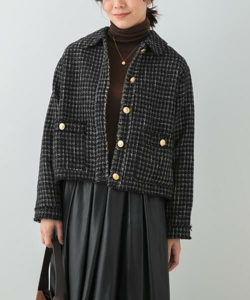 URBAN RESEARCH ROSSO / アーバンリサーチ ロッソ その他アウター | F by ROSSO　ベロアツイードジャケット | 詳細1