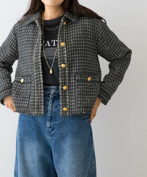 URBAN RESEARCH ROSSO / アーバンリサーチ ロッソ その他アウター | F by ROSSO　ベロアツイードジャケット | 詳細13