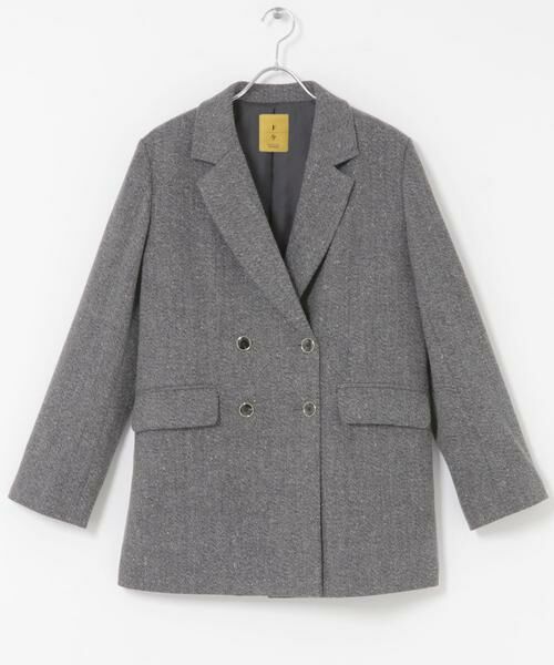 URBAN RESEARCH ROSSO / アーバンリサーチ ロッソ その他アウター | F by ROSSO　ヘリンボンネップツイードジャケット | 詳細8