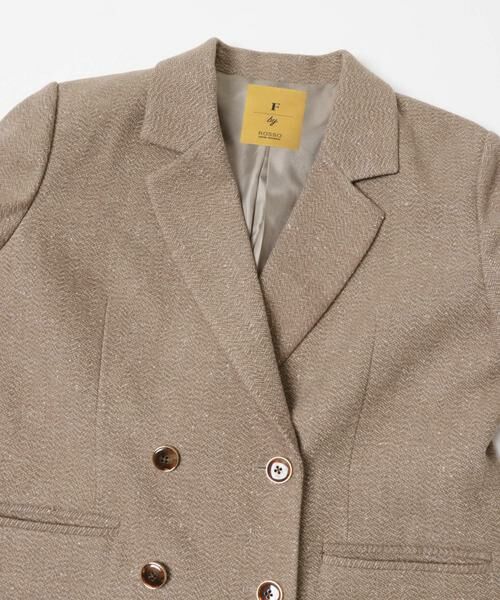 URBAN RESEARCH ROSSO / アーバンリサーチ ロッソ その他アウター | F by ROSSO　ヘリンボンネップツイードジャケット | 詳細22