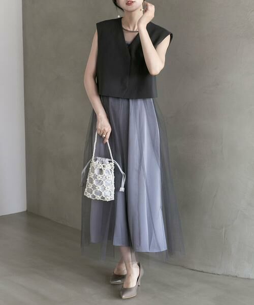 URBAN RESEARCH ROSSO / アーバンリサーチ ロッソ ドレス | ベストセットチュールドレス | 詳細19