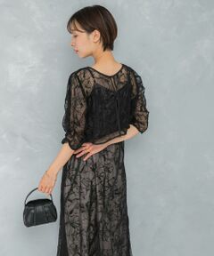 URBAN RESEARCH ROSSO / アーバンリサーチ ロッソ ドレス | エンブロダリーレースレイヤードドレス