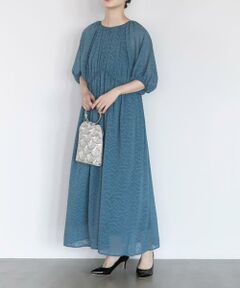 URBAN RESEARCH ROSSO / アーバンリサーチ ロッソ ドレス | ジャガードギャザーパフドレス