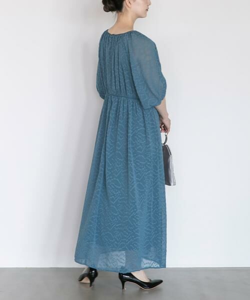 URBAN RESEARCH ROSSO / アーバンリサーチ ロッソ ドレス | ジャガードギャザーパフドレス | 詳細4