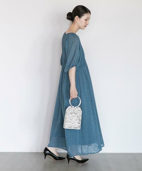 URBAN RESEARCH ROSSO / アーバンリサーチ ロッソ ドレス | ジャガードギャザーパフドレス | 詳細5