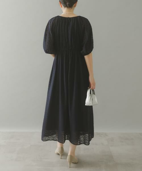 URBAN RESEARCH ROSSO / アーバンリサーチ ロッソ ドレス | ジャガードギャザーパフドレス | 詳細10