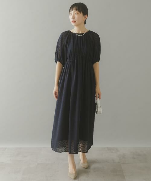 URBAN RESEARCH ROSSO / アーバンリサーチ ロッソ ドレス | ジャガードギャザーパフドレス | 詳細11