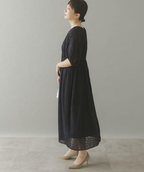 URBAN RESEARCH ROSSO / アーバンリサーチ ロッソ ドレス | ジャガードギャザーパフドレス | 詳細12