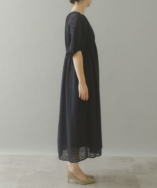 URBAN RESEARCH ROSSO / アーバンリサーチ ロッソ ドレス | ジャガードギャザーパフドレス | 詳細14