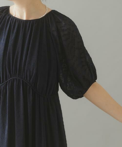 URBAN RESEARCH ROSSO / アーバンリサーチ ロッソ ドレス | ジャガードギャザーパフドレス | 詳細16