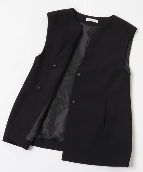 URBAN RESEARCH ROSSO / アーバンリサーチ ロッソ セットアップ | F by ROSSO　キーネックジレ+ワイドパンツ | 詳細11