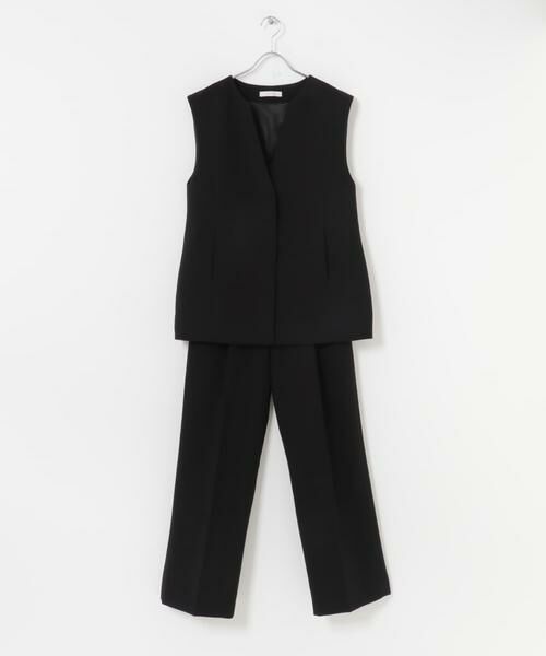 URBAN RESEARCH ROSSO / アーバンリサーチ ロッソ セットアップ | F by ROSSO　キーネックジレ+ワイドパンツ | 詳細8