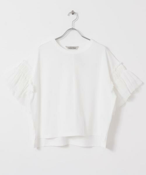 URBAN RESEARCH ROSSO / アーバンリサーチ ロッソ Tシャツ | TORRAZZO DONNA　Mesh sleeve T-shirts | 詳細6