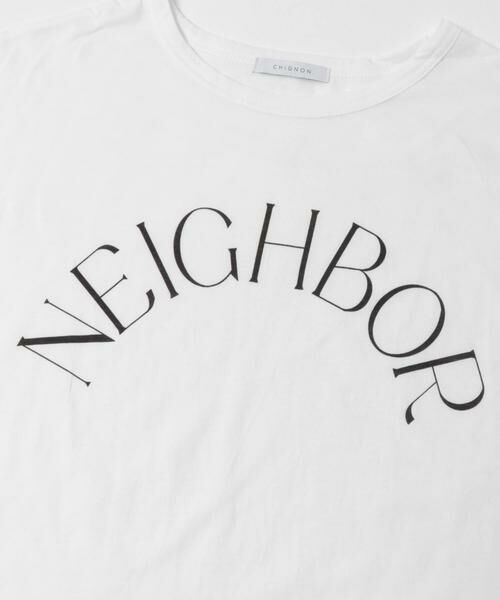 URBAN RESEARCH ROSSO / アーバンリサーチ ロッソ Tシャツ | CHIGNON　アーチロゴフレンチ | 詳細12