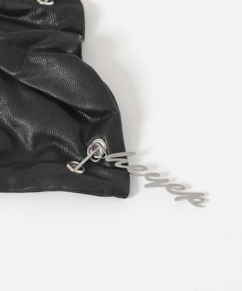 URBAN RESEARCH ROSSO / アーバンリサーチ ロッソ ヘアゴム・シュシュ | heyep F Leather Piercing Scrunchie | 詳細2