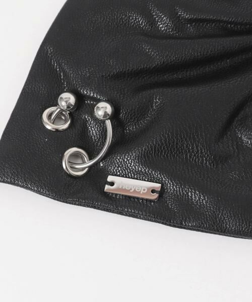 URBAN RESEARCH ROSSO / アーバンリサーチ ロッソ ヘアゴム・シュシュ | heyep F Leather Piercing Scrunchie | 詳細4