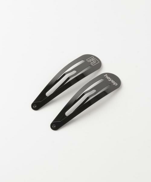 URBAN RESEARCH ROSSO / アーバンリサーチ ロッソ カチューシャ・カチューム・その他 | heyep　Logo Emblem Hair Clip 2P Set | 詳細1