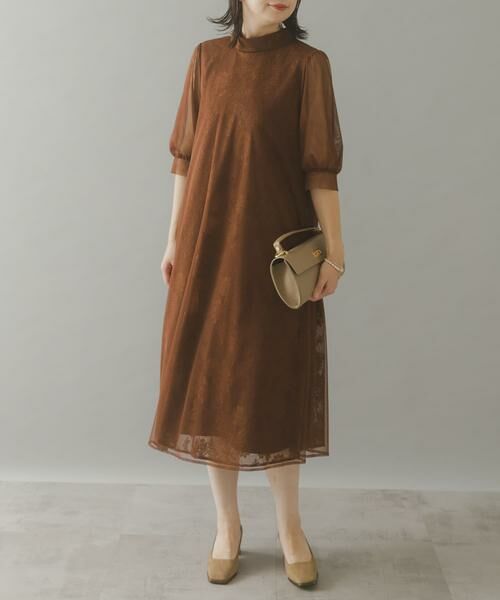 URBAN RESEARCH ROSSO / アーバンリサーチ ロッソ ドレス | kaene　チュールレースAラインドレス | 詳細11