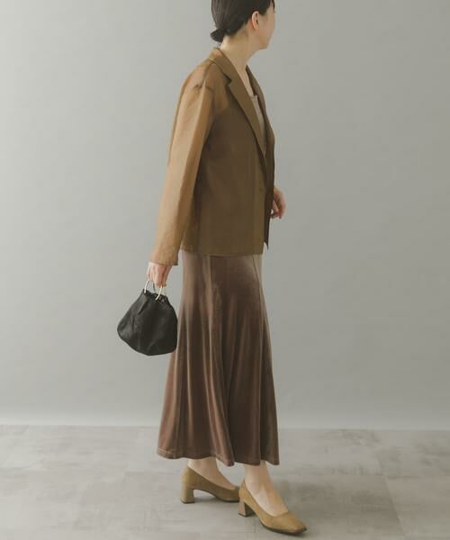 URBAN RESEARCH ROSSO / アーバンリサーチ ロッソ ドレス | kaene　シアージャケットセットベロアドレス | 詳細4