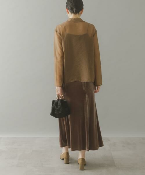 URBAN RESEARCH ROSSO / アーバンリサーチ ロッソ ドレス | kaene　シアージャケットセットベロアドレス | 詳細5