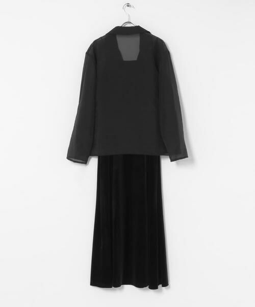 URBAN RESEARCH ROSSO / アーバンリサーチ ロッソ ドレス | kaene　シアージャケットセットベロアドレス | 詳細22
