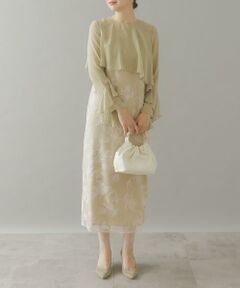 URBAN RESEARCH ROSSO / アーバンリサーチ ロッソ ドレス | kaene　アシメフレアボレロドッキングドレス