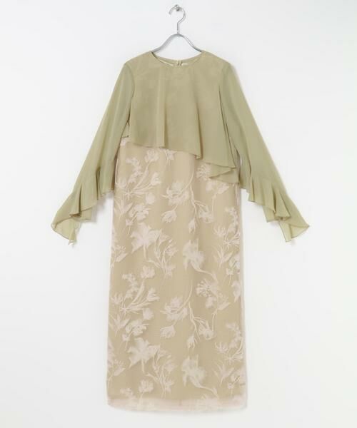 URBAN RESEARCH ROSSO / アーバンリサーチ ロッソ ドレス | kaene　アシメフレアボレロドッキングドレス | 詳細5