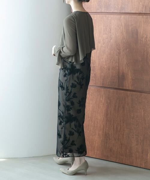 URBAN RESEARCH ROSSO / アーバンリサーチ ロッソ ドレス | kaene　アシメフレアボレロドッキングドレス | 詳細10