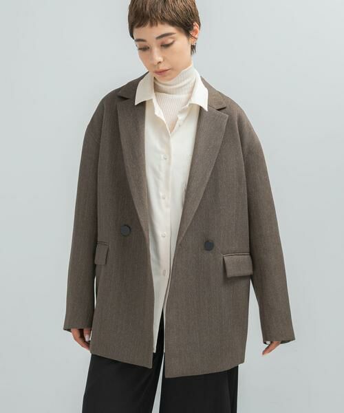 URBAN RESEARCH ROSSO / アーバンリサーチ ロッソ その他アウター | 『別注』ELENDEEK×ROSSO　HERRINGBONE OVER JACKET | 詳細1