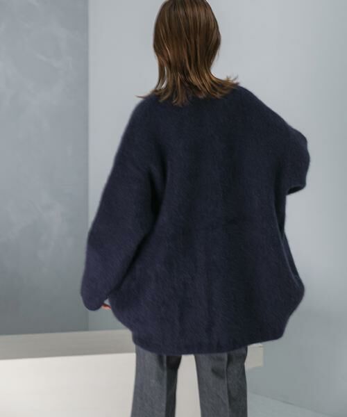 URBAN RESEARCH ROSSO / アーバンリサーチ ロッソ カーディガン・ボレロ | 『別注』ELENDEEK×ROSSO　CN RACCOON MIX WCD | 詳細4