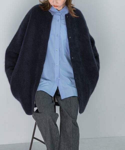 URBAN RESEARCH ROSSO / アーバンリサーチ ロッソ カーディガン・ボレロ | 『別注』ELENDEEK×ROSSO　CN RACCOON MIX WCD | 詳細6