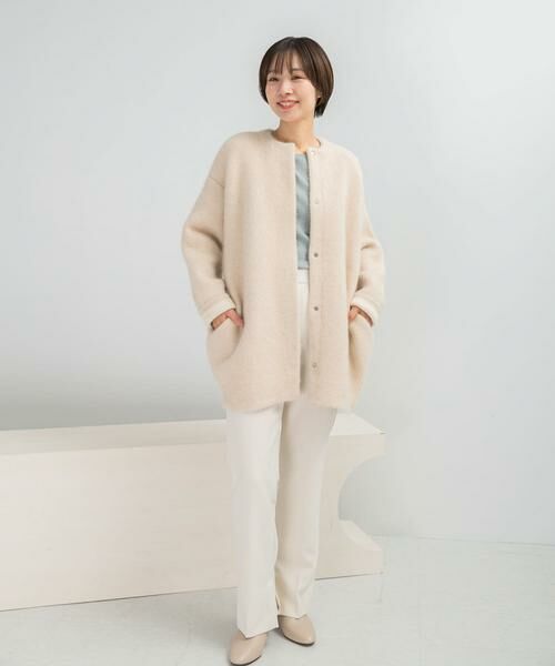 URBAN RESEARCH ROSSO / アーバンリサーチ ロッソ カーディガン・ボレロ | 『別注』ELENDEEK×ROSSO　CN RACCOON MIX WCD | 詳細14