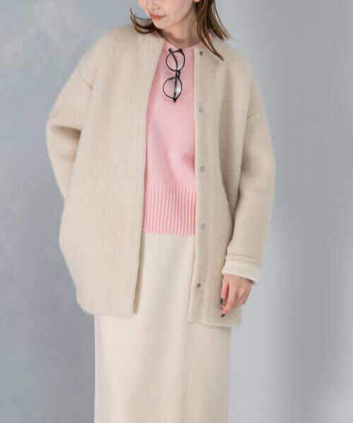 URBAN RESEARCH ROSSO / アーバンリサーチ ロッソ カーディガン・ボレロ | 『別注』ELENDEEK×ROSSO　CN RACCOON MIX WCD | 詳細16