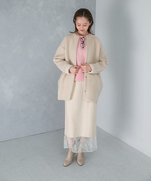 URBAN RESEARCH ROSSO / アーバンリサーチ ロッソ カーディガン・ボレロ | 『別注』ELENDEEK×ROSSO　CN RACCOON MIX WCD | 詳細18