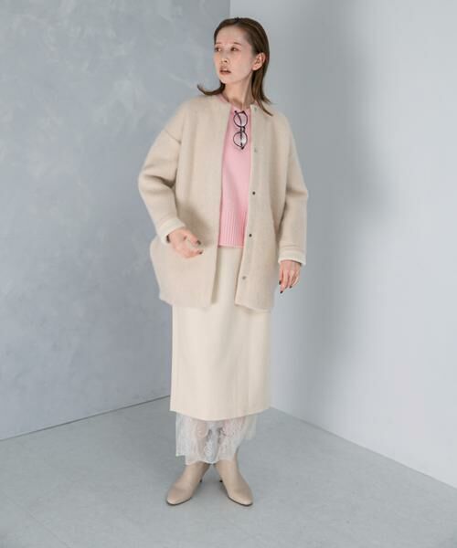 URBAN RESEARCH ROSSO / アーバンリサーチ ロッソ カーディガン・ボレロ | 『別注』ELENDEEK×ROSSO　CN RACCOON MIX WCD | 詳細19