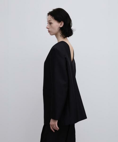 URBAN RESEARCH ROSSO / アーバンリサーチ ロッソ シャツ・ブラウス | UNiPH　シルクウールツイルプルオーバー | 詳細1