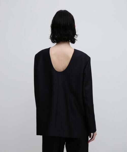 URBAN RESEARCH ROSSO / アーバンリサーチ ロッソ シャツ・ブラウス | UNiPH　シルクウールツイルプルオーバー | 詳細2